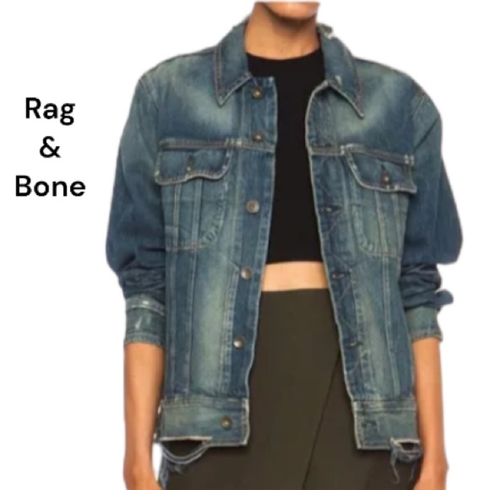 Rag & Bone Monterey Distressed Jean Jacket